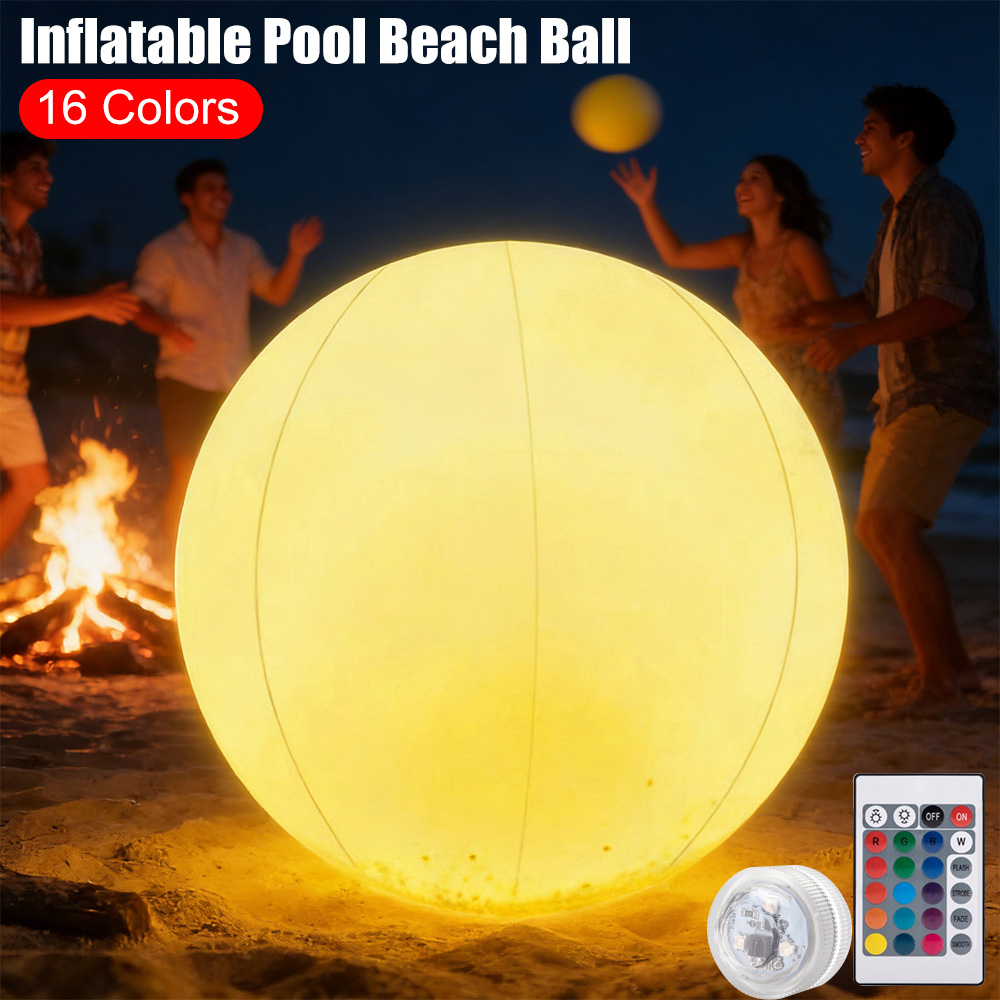 Led Balloon Light - Надувной светящийся LED-шар для бассейна и