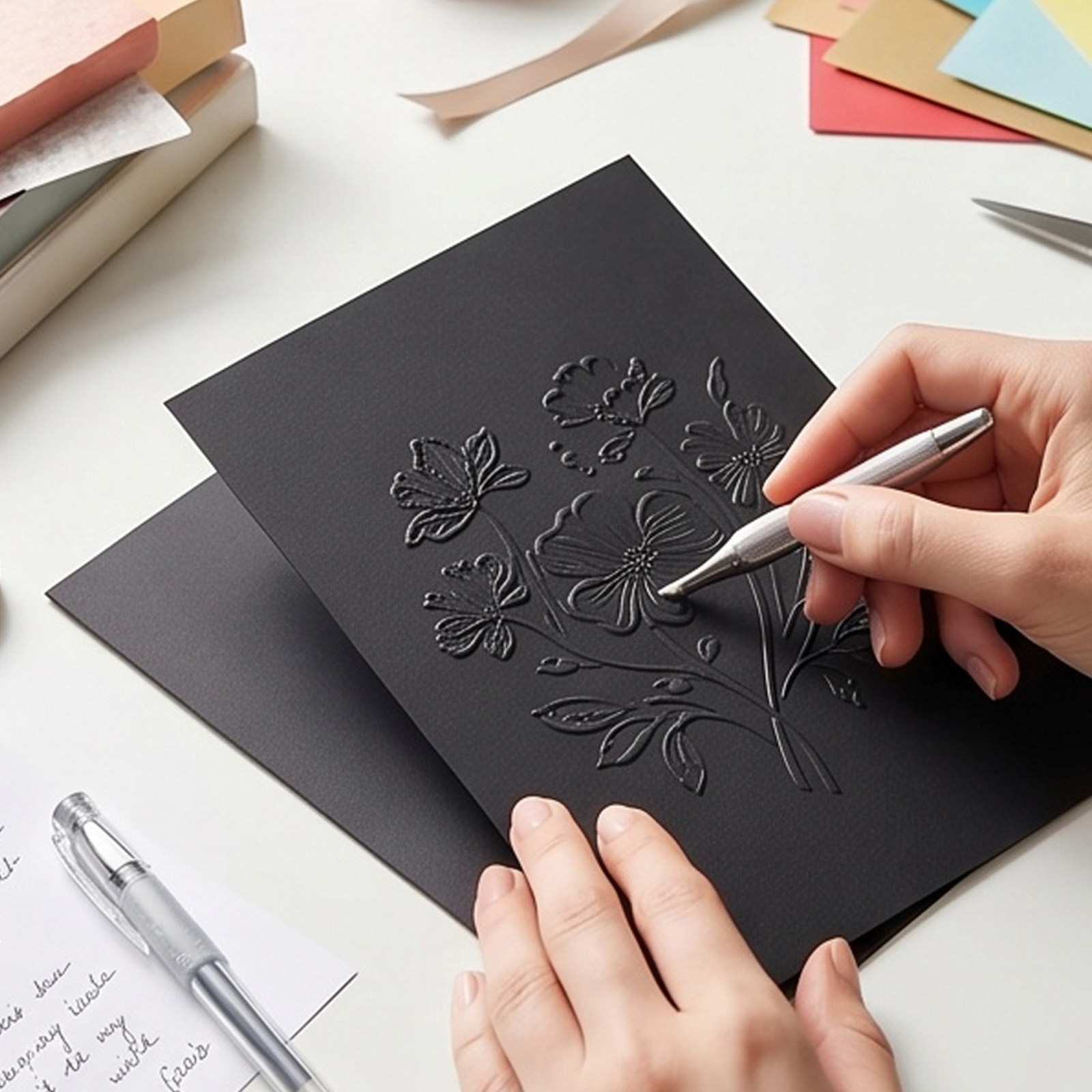 60 шт. черной плотной бумаги д – обзор и цена Papercraft Supply Invitation