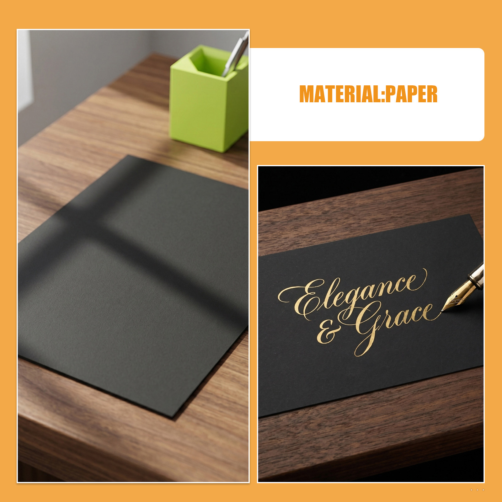 60 шт. черной плотной бумаги д – обзор и цена Papercraft Supply Invitation