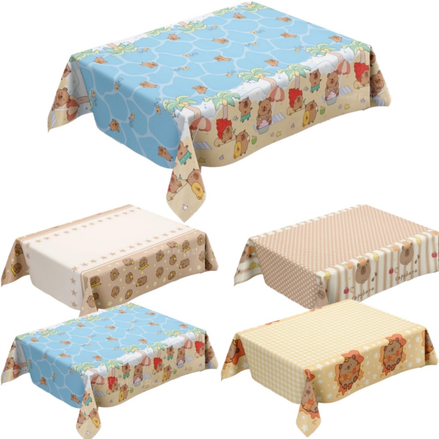 Милая скатерть с капибарой для – обзор и цена Table Cloth Disposable